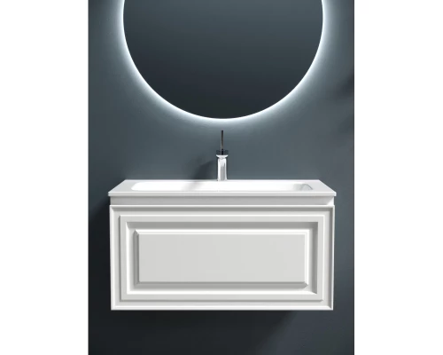 Комплект мебели белый матовый 81 см Sancos Very VR80W + CN7012 + SF800