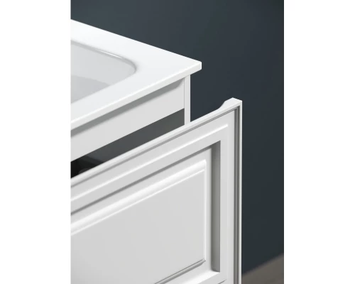 Комплект мебели белый матовый 81 см Sancos Very VR80W + CN7012 + SF800