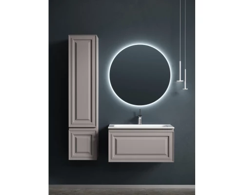 Комплект мебели серый матовый 81 см Sancos Very VR80SM + CN7012 + SF800