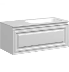 Тумба с раковиной белый матовый 101 см Sancos Very VR100RW + CN7015