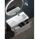 Тумба с раковиной серый матовый 101 см Sancos Very VR100RSM + CN7015