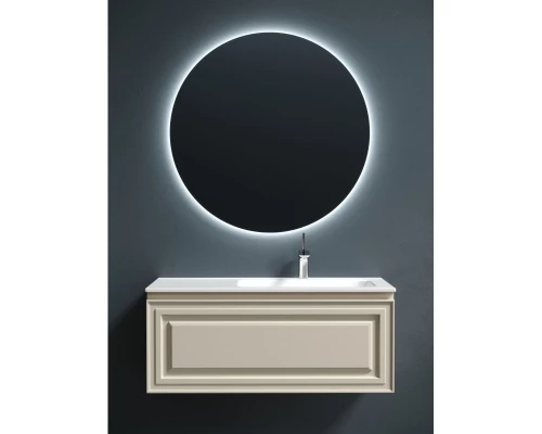 Тумба с раковиной бежевый матовый 101 см Sancos Very VR100RCE + CN7015