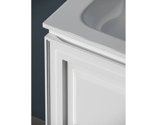 Тумба с раковиной белый матовый 101 см Sancos Very VR100LW + CN7014