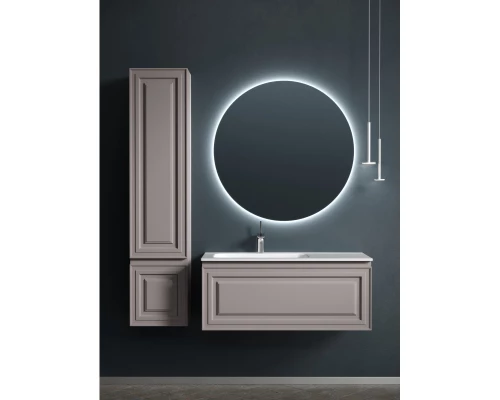 Комплект мебели серый матовый 101 см Sancos Very VR100LSM + CN7014 + SF900