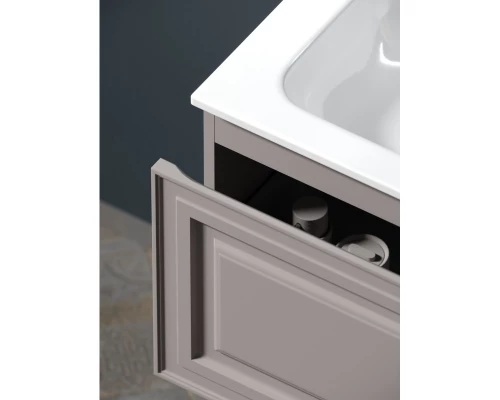 Комплект мебели серый матовый 101 см Sancos Very VR100LSM + CN7014 + SF900