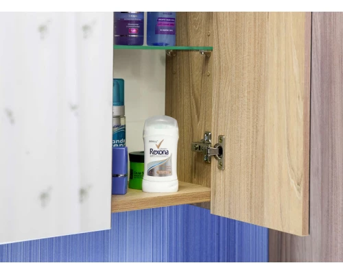 Зеркальный шкаф 74,8x72 см швейцарский вяз L Sanflor Ларго H0000000043