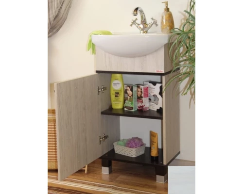 Тумба венге/северное дерево светлое 45,4 см L Sanflor Толедо H0000001283