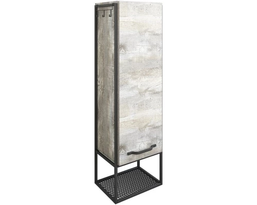 Пенал подвесной бетон пайн экзотик/черный R Sanflor Бруклин C03921