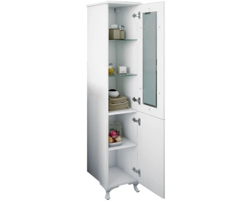 Пенал напольный белый матовый R Sanflor Глория C000005705