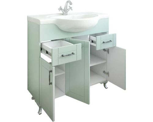 Тумба мятный матовый 84 см Sanflor Глория C000005712