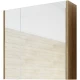 Зеркальный шкаф 74,8x72 см швейцарский вяз R Sanflor Ларго H0000000019