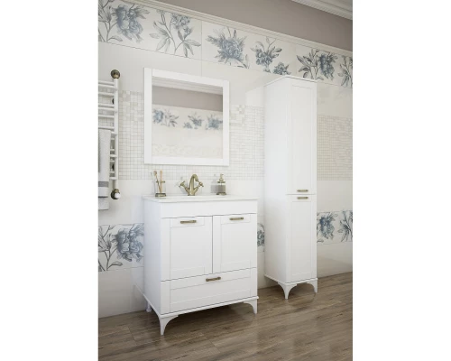 Тумба белый матовый 72 см Sanflor Ванесса C000005882