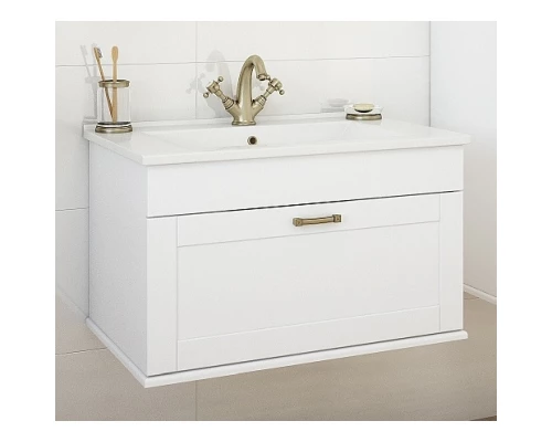 Тумба белый матовый 72 см Sanflor Ванесса C000005880