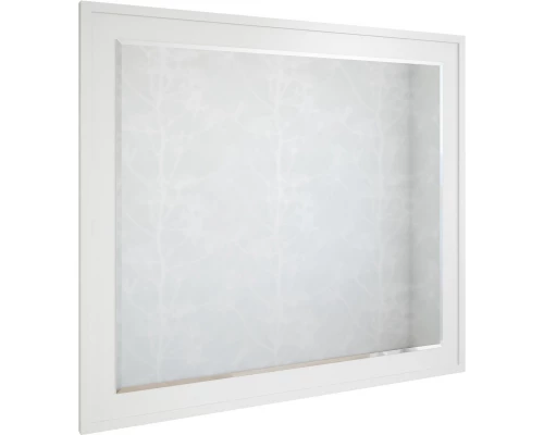 Зеркало 95x85 см белый матовый Sanflor Модена C04611