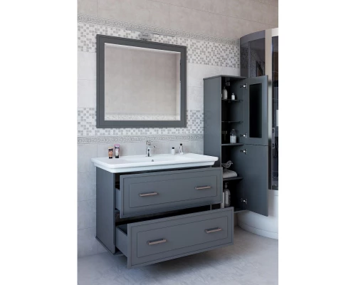 Тумба серый матовый 96,4 см Sanflor Модена С02733