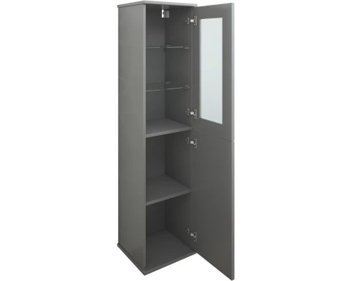 Пенал подвесной серый матовый R Sanflor Модена C02732