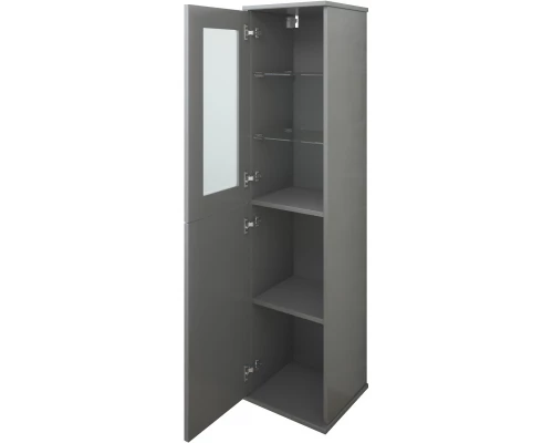 Пенал подвесной серый матовый L Sanflor Модена C03247