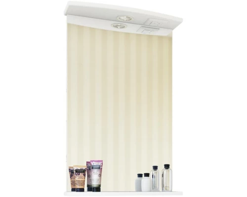 Зеркало 55x72 см белый матовый Sanflor Софи C02652