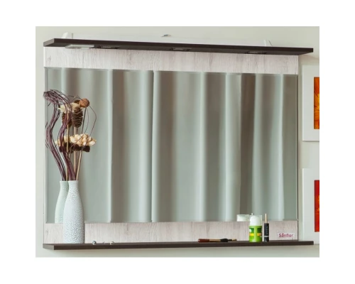 Зеркало 100,4x73,6 см венге/орегон Sanflor Толедо C0000001822