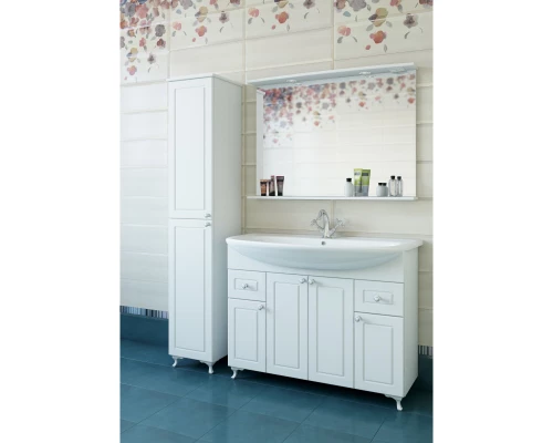 Комплект мебели белый матовый 106,5 см Sanflor Софи C02645 + 4620008197388 + C0002225