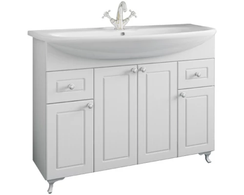 Комплект мебели белый матовый 106,5 см Sanflor Софи C02645 + 4620008197388 + C0002225