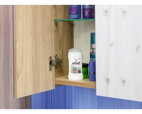 Комплект мебели швейцарский вяз/белый глянец 81 см Sanflor Ларго C0002123 + 4640021064733 + H0000000019