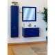 Тумба с раковиной индиго матовый 75 см Sanflor Ванесса C000005881 + 4640021062210