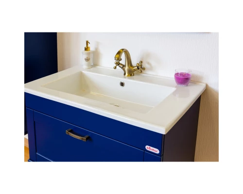 Комплект мебели индиго матовый 75 см Sanflor Ванесса C000005881 + 4640021062210 + C000005879