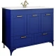 Комплект мебели индиго матовый 106,5 см Sanflor Ванесса C0002146 + 4640021064740 + C0002142
