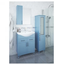 Комплект мебели голубой матовый 66 см Sanflor Глория C04592 + 1.WH10.9.651 + C000005828