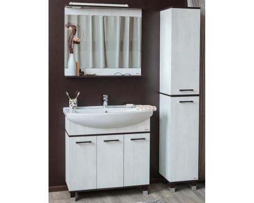 Комплект мебели венге/северное дерево светлое 87,5 см Sanflor Толедо H0000001279 + 4620008197456 + H0000001263