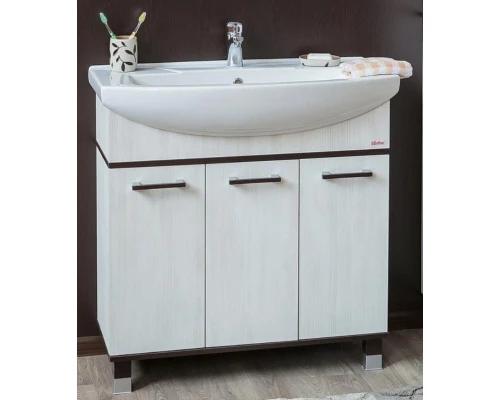 Комплект мебели венге/северное дерево светлое 87,5 см Sanflor Толедо H0000001279 + 4620008197456 + H0000001263