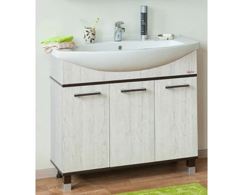 Тумба с раковиной венге/орегон 87,5 см Sanflor Толедо C0000001821 + 4620008197456