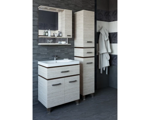 Комплект мебели венге/орегон 60 см Sanflor Техас C0000001978 + S-UM-COM60/1-w + C0000001973