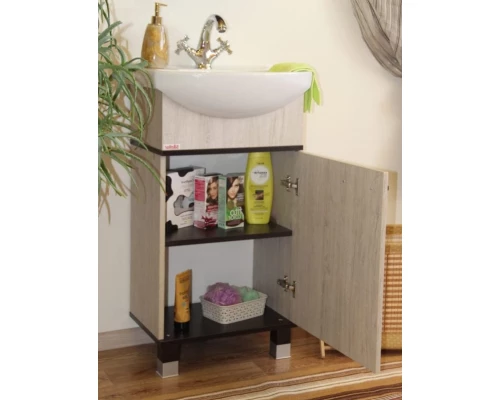 Комплект мебели венге/орегон 50 см Sanflor Толедо C0000001757 + 4620008195766 + C0000001863