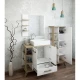 Комплект мебели белый матовый/вяз швейцарский 80 см Sanflor Ингрид C000005876 + 4640021064269 + C000005875