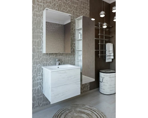 Комплект мебели дуб крафт белый 75 см Sanflor Чикаго C16781 + C000005829