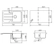 Кухонная мойка Schock Formhaus 45D оникс 700935