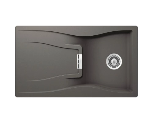 Кухонная мойка Schock Waterfall 45D серебристый камень 700988