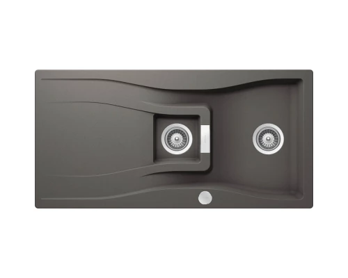 Кухонная мойка Schock Waterfall 60D серебристый камень 700989