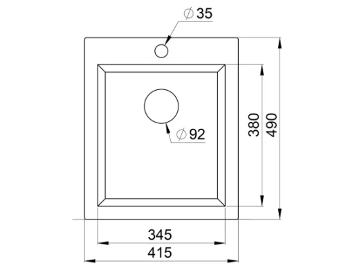 Кухонная мойка Seaman Eco Granite SGR-4201-Sand.A