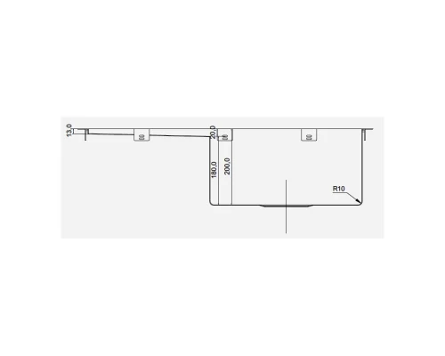 Кухонная мойка Seaman Eco Marino SMV-780L-Gold2.A