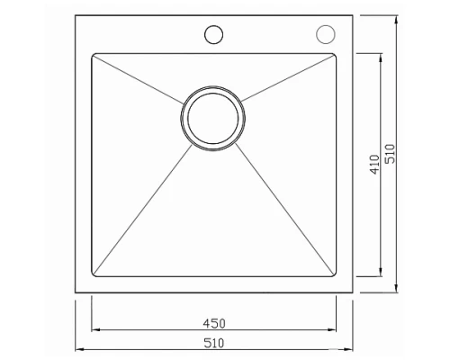 Кухонная мойка Seaman Eco Marino SMB-5151S.B