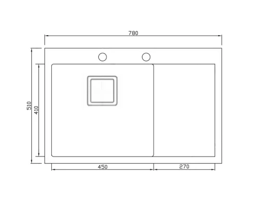 Кухонная мойка Seaman Eco Marino SMB-7851RSQ.B
