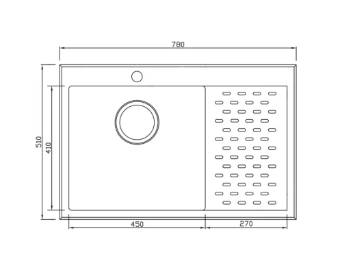 Кухонная мойка Seaman Eco Marino SMB-7851PRS.A
