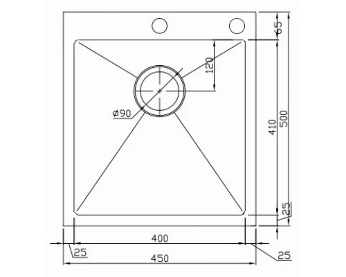 Кухонная мойка Seaman Eco Marino SMB-4550S.B