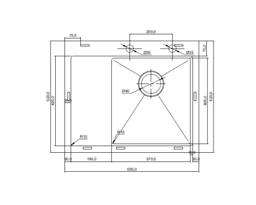 Кухонная мойка Seaman Eco Marino SMB6352LSKB+SSA
