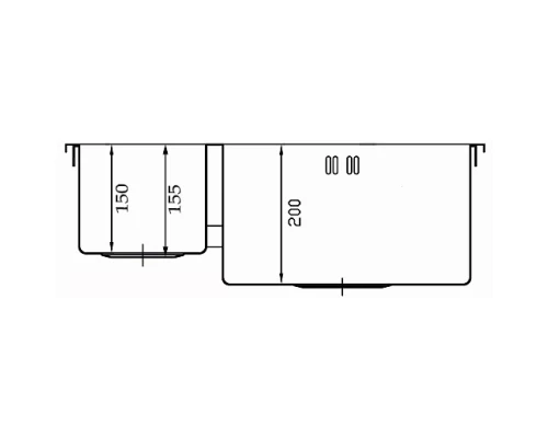 Кухонная мойка Seaman Eco Marino SMB-6151DLS.A