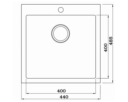 Кухонная мойка Seaman Eco Marino SMV-440.B