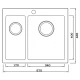 Кухонная мойка Seaman Eco Marino SMV-575DL.A
